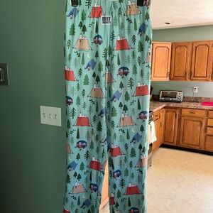 Peanut camo print Pajama Pants - Fun Multicolor Design